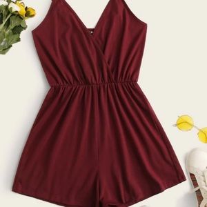 Burgundy Romper (XL)
